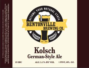 Bentonville Brewing Company Kolsch German-style Ale