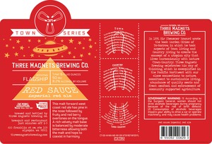 Three Magnets Brewing Co. Red Sauce Imperial Red Ale February 2017