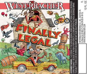 Weyerbacher Finally Legal February 2017