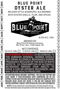Blue Point Oyster Ale Belgian-style Quadrupel