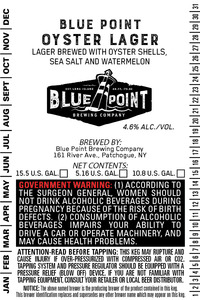 Blue Point Oyster Lager 