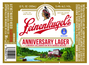 Leinenkugel's Anniversary Lager February 2017