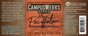 Public House Brewing Company Anthony's Pacification