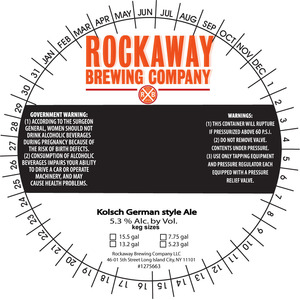 Rockaway Brewing Company February 2017