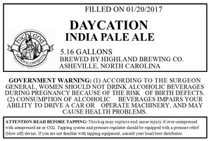 Highland Brewing Co. Daycation January 2017