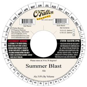 O'fallon Summer Blast Ale February 2017