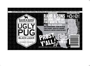 Rahr & Sons Brewing Co., LP Ugly Pug