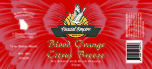Coastal Empire Beer Co Blood Orange Citrus Breeze
