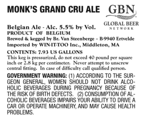 Monk's Grand Cru February 2017