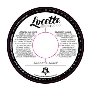 Lucette Brewing Company Logger's Lager February 2017