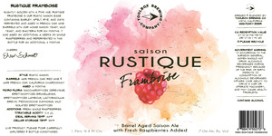 Toolbox Brewing Company Rustique Framboise February 2017