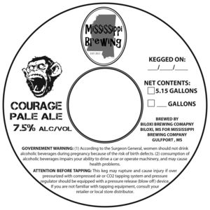 Mississippi Brewing Company Courage Pale Ale