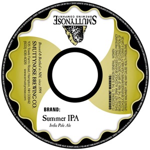 Smuttynose Brewing Co. Summer IPA February 2017