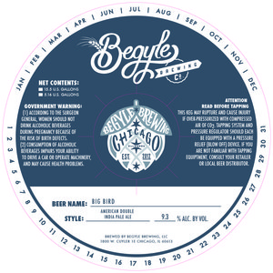 Begyle Brewing Big Bird February 2017