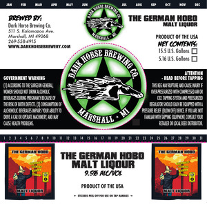 Dark Horse Brewing Company The German Hobo Malt Liquor