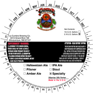 La Cumbre Brewing Co. Siberian Silk