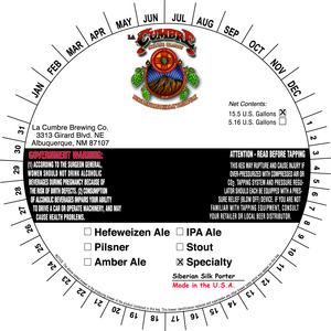 La Cumbre Brewing Co. Siberian Silk