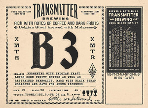Transmitter Brewing B3 February 2017