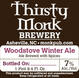 Thirsty Monk Woodstove Winter Ale February 2017