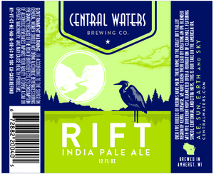 Central Waters Brewing Company Rift India Pale Ale February 2017