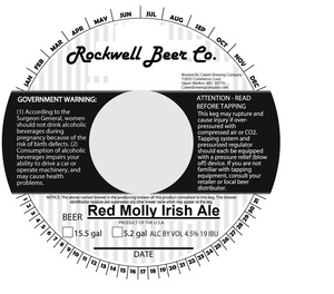 Rockwell Beer Co. Red Molly Irish Ale