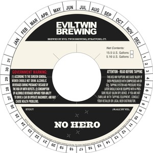 Evil Twin Brewing No Hero February 2017