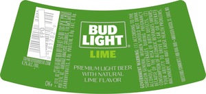 Bud Light Lime Lime January 2017