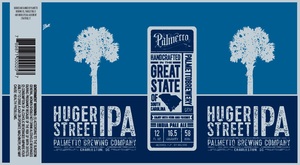 Palmetto Brewing Company Huger Street IPA February 2017