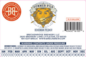 Breckenridge Brewery, LLC Summer Pils