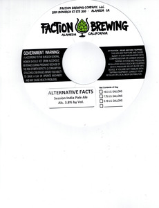 Faction Brewing Alternative Facts