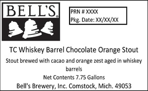 Bell's Tc Whiskey Barrel Chocolate Orange Stout February 2017