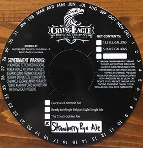 Crying Eagle Strawberry Rye Ale