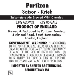 Partizan Saison Kriek February 2017