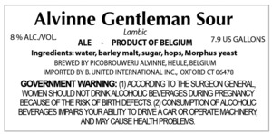 Alvinne Gentleman Sour