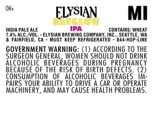 Elysian Brewing Company Day Glow IPA February 2017