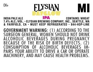 Elysian Brewing Company Day Glow IPA