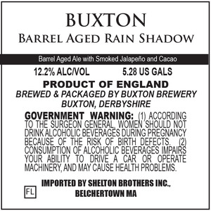 Buxton Brewery Barrel Aged Rainbow Shadow February 2017