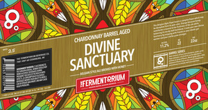 The Fermentorium Cardonnay Barrel Aged Divine Sanctuary February 2017