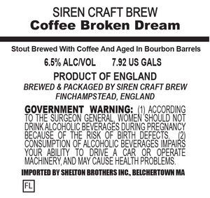 Siren Craft Brew Coffee Broken Dream
