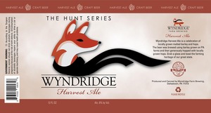 Hunt Series Harvest Ale March 2017