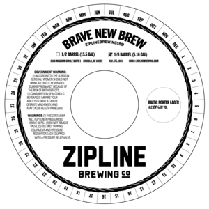 Zipline Brewing Co. Baltic Porter February 2017