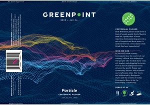 Greenpoint Beer Particle