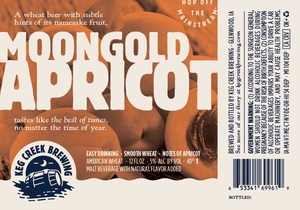 Keg Creek Moongold Apricot Wheat