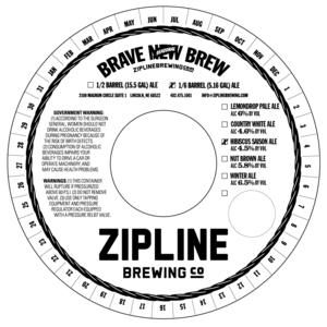 Zipline Brewing Co. Hibiscus Saison February 2017