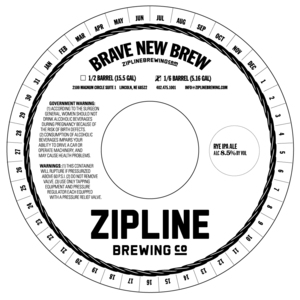 Zipline Brewing Co. Rye IPA