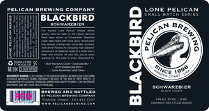 Pelican Brewing Company Blackbird Lager February 2017