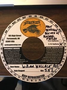 Earth Eagle Brewings William Wallace Ale