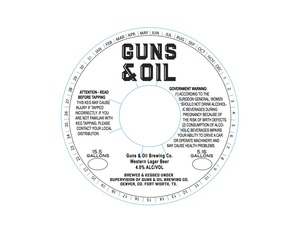 Guns & Oil Brewing Co Western Lager