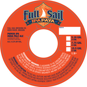 Full Sail IPApaya IPA February 2017