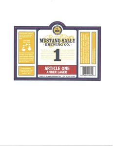 Mustang Sally Article One